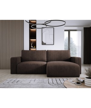 Narożnik wolnostojący CARL Prawy w tkaninie Poso 006