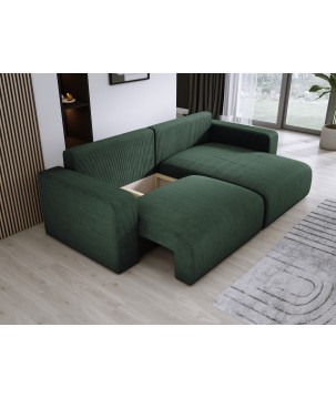 Narożnik wolnostojący CARL Prawy w tkaninie Poso 014