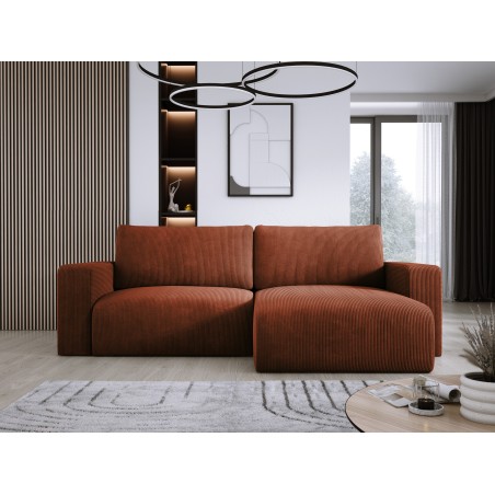 Narożnik wolnostojący CARL Prawy w tkaninie Poso 039