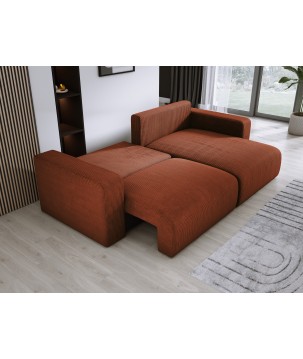 Narożnik wolnostojący CARL Prawy w tkaninie Poso 039