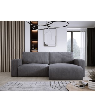 Narożnik wolnostojący CARL Prawy w tkaninie Poso 060