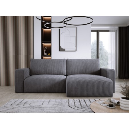 Narożnik wolnostojący CARL Prawy w tkaninie Poso 060