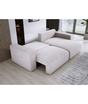 Narożnik wolnostojący CARL Prawy w tkaninie Poso 100