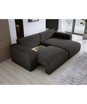 Narożnik wolnostojący CARL Prawy w tkaninie Poso 135