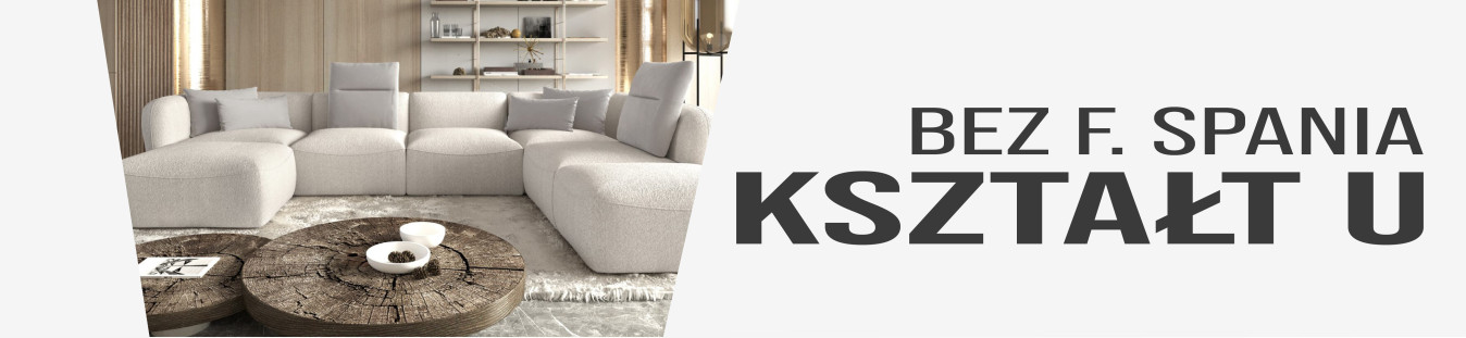 Narożniki w kształcie U bez funkcji spania - sklep internetowy Domo Home