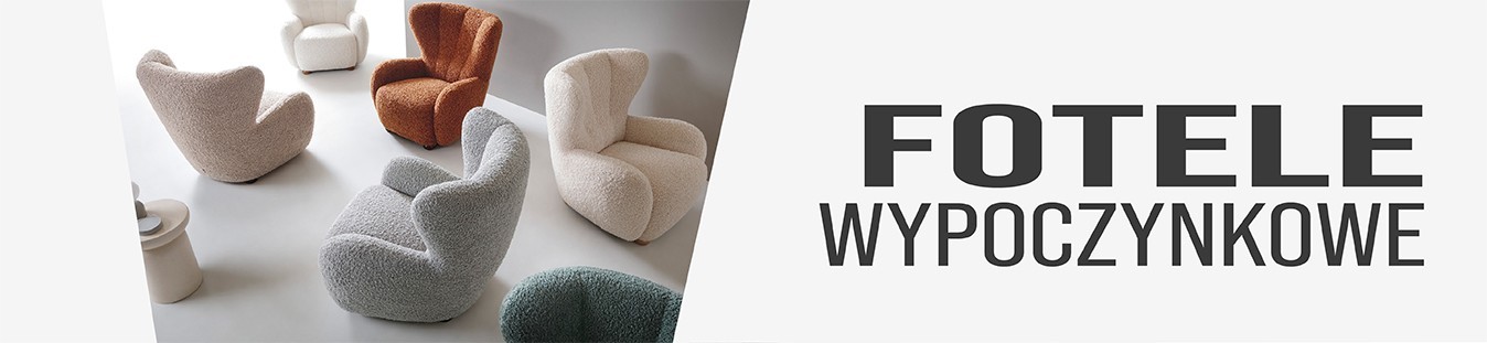 Wygodne fotele wypoczynkowe do salonu i pokoju, nowoczesne, z podnużkiem, do czytania, małe, szare, beżowe, czarne - sklep internetowy Domo Home